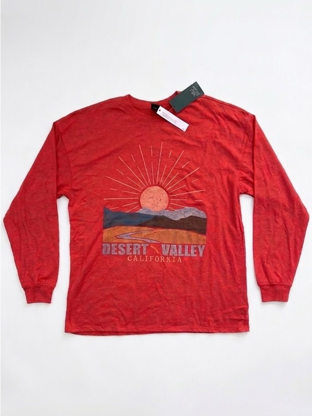 Wild Fable Desert Valley California Long Sleeve Graphic Tee Shirt XS-XXL UNISEX